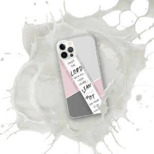 Proverbs 3:5 iPhone Case (Pink)