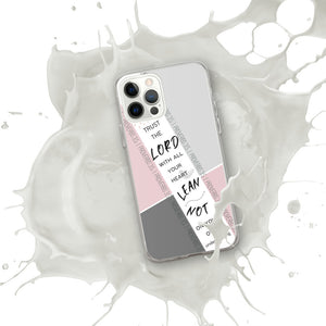 Proverbs 3:5 iPhone Case (Pink)