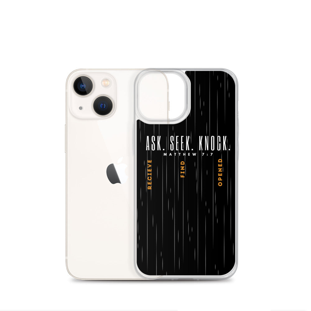 ASK | SEEK | KNOCK iPhone Case