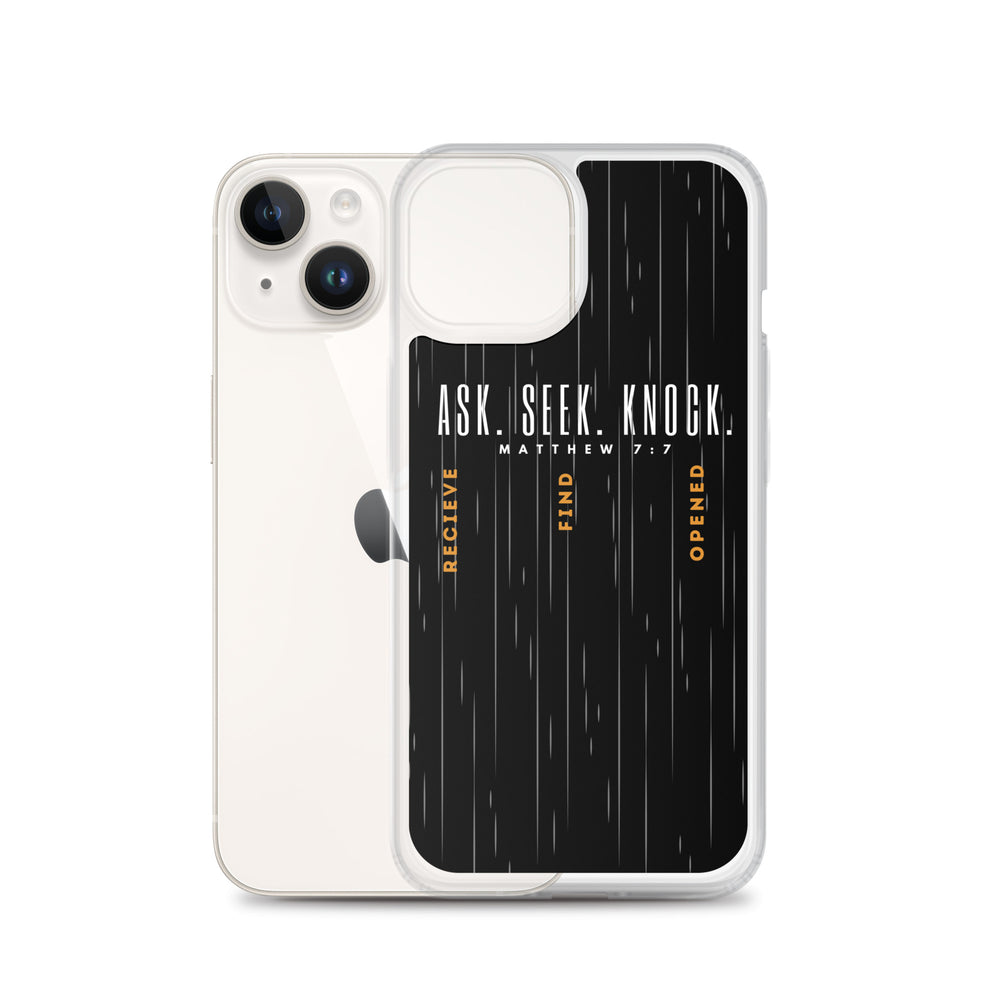 ASK | SEEK | KNOCK iPhone Case