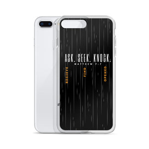 ASK | SEEK | KNOCK iPhone Case