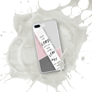 Proverbs 3:5 iPhone Case (Pink)