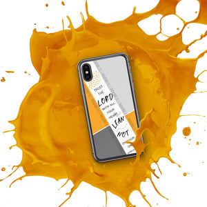 Proverbs 3:5 iPhone Case (Mustard)