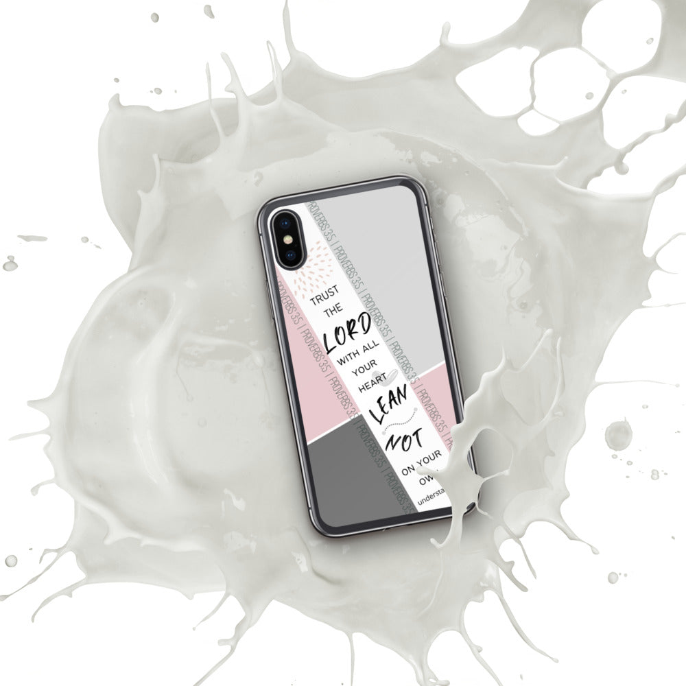 Proverbs 3:5 iPhone Case (Pink)