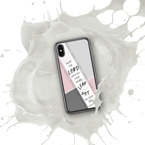 Proverbs 3:5 iPhone Case (Pink)