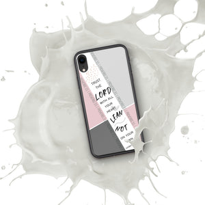 Proverbs 3:5 iPhone Case (Pink)