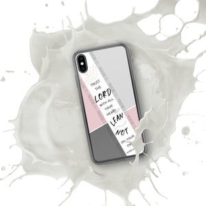 Proverbs 3:5 iPhone Case (Pink)