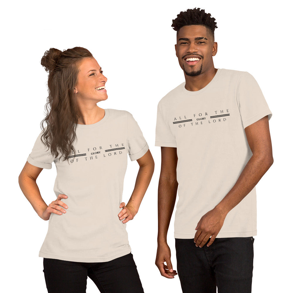 All for the glory of the Lord Short-Sleeve Unisex T-Shirt