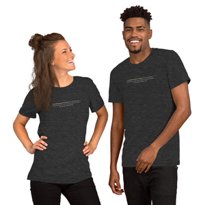 Self-defined Optimist Short-Sleeve Unisex T-Shirt