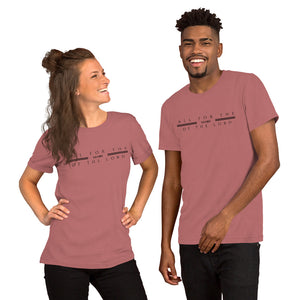 All for the glory of the Lord Short-Sleeve Unisex T-Shirt